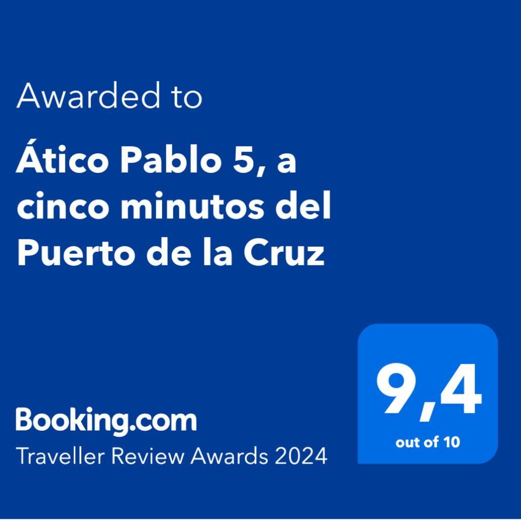洛斯雷尔雷赫斯Atico Pablo 5, A Cinco Minutos Del Puerto De La Cruz公寓 外观 照片